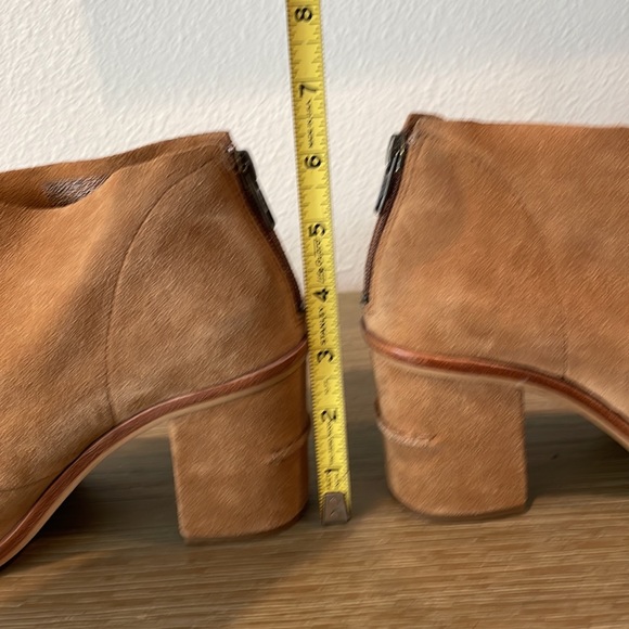 UGG Ginger Suede Open Toe Boots Size 8 - Picture 7 of 14